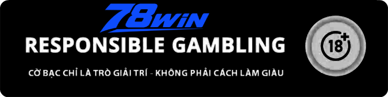 78win 10 78WIN responsible gambling banner
